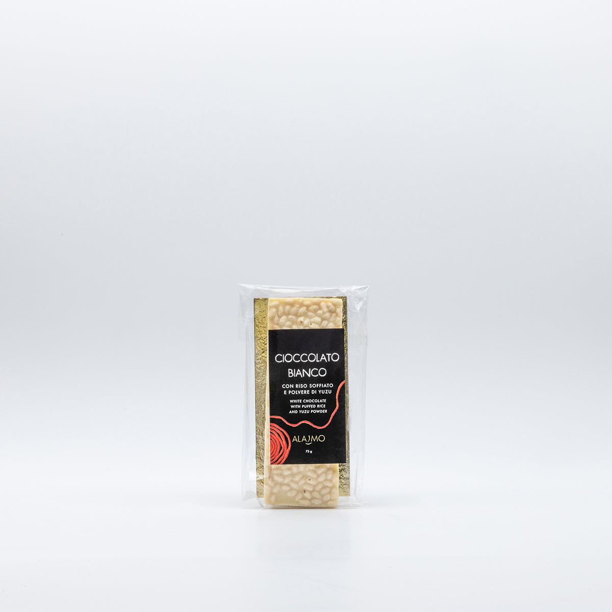 TABLETTE DE CHOCOLAT | CHOCOLAT BLANC AVEC DU RIZ SOUFFLÉ ET DE LA POUDRE DE YUZU