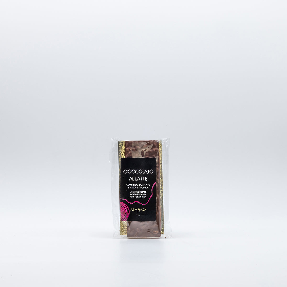 TABLETTE DE CHOCOLAT | CHOCOLAT AU LAIT AVEC DU RIZ SOUFFLÉ ET DE LA FÈVE TONKA